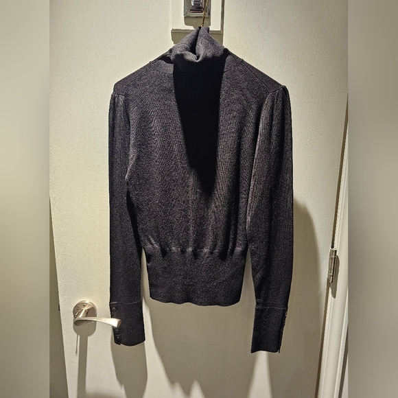 Turtleneck Knit-Le Chateau in Black- Small-New - Picture 2 of 3